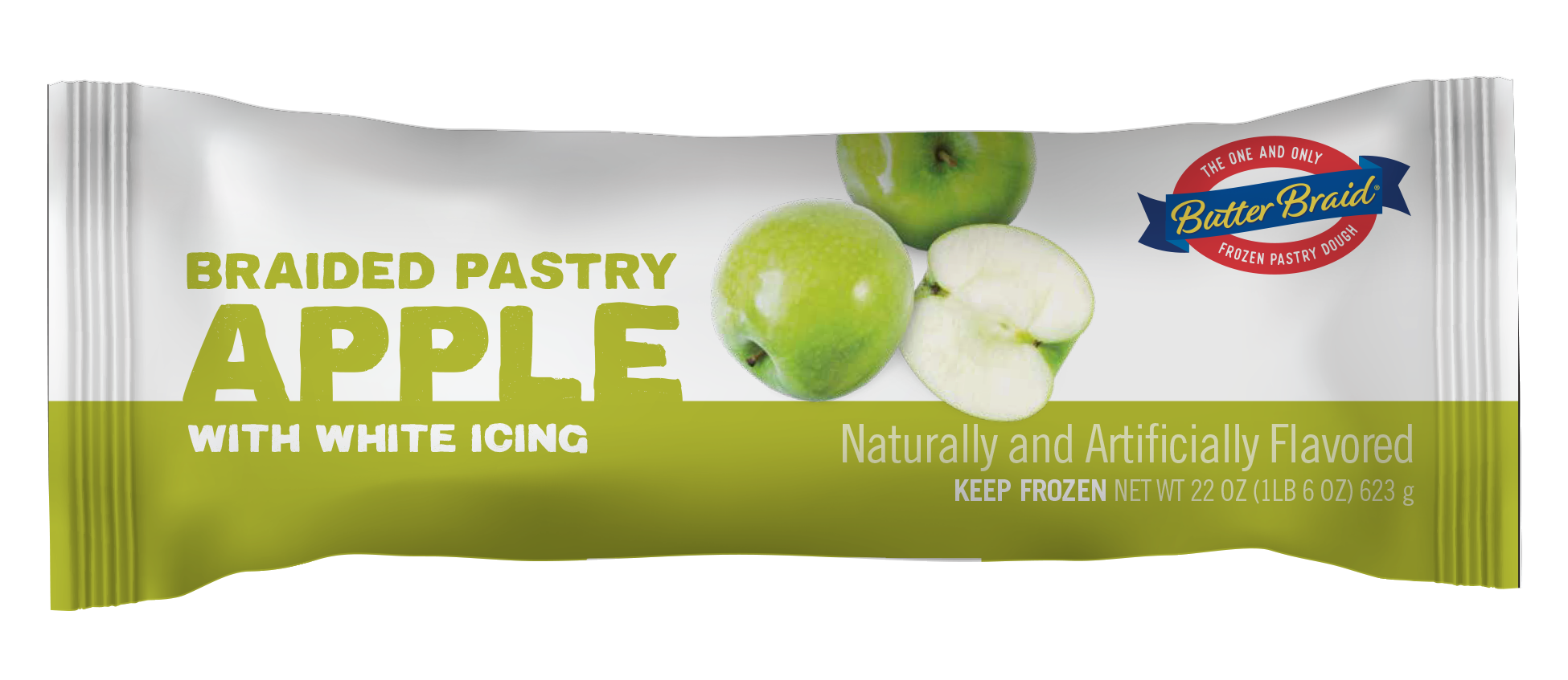 Apple butter braid® pastry packaging