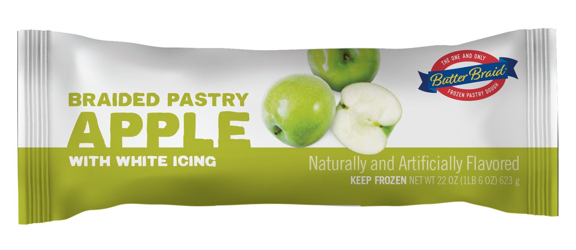 Apple butter braid® pastry packaging