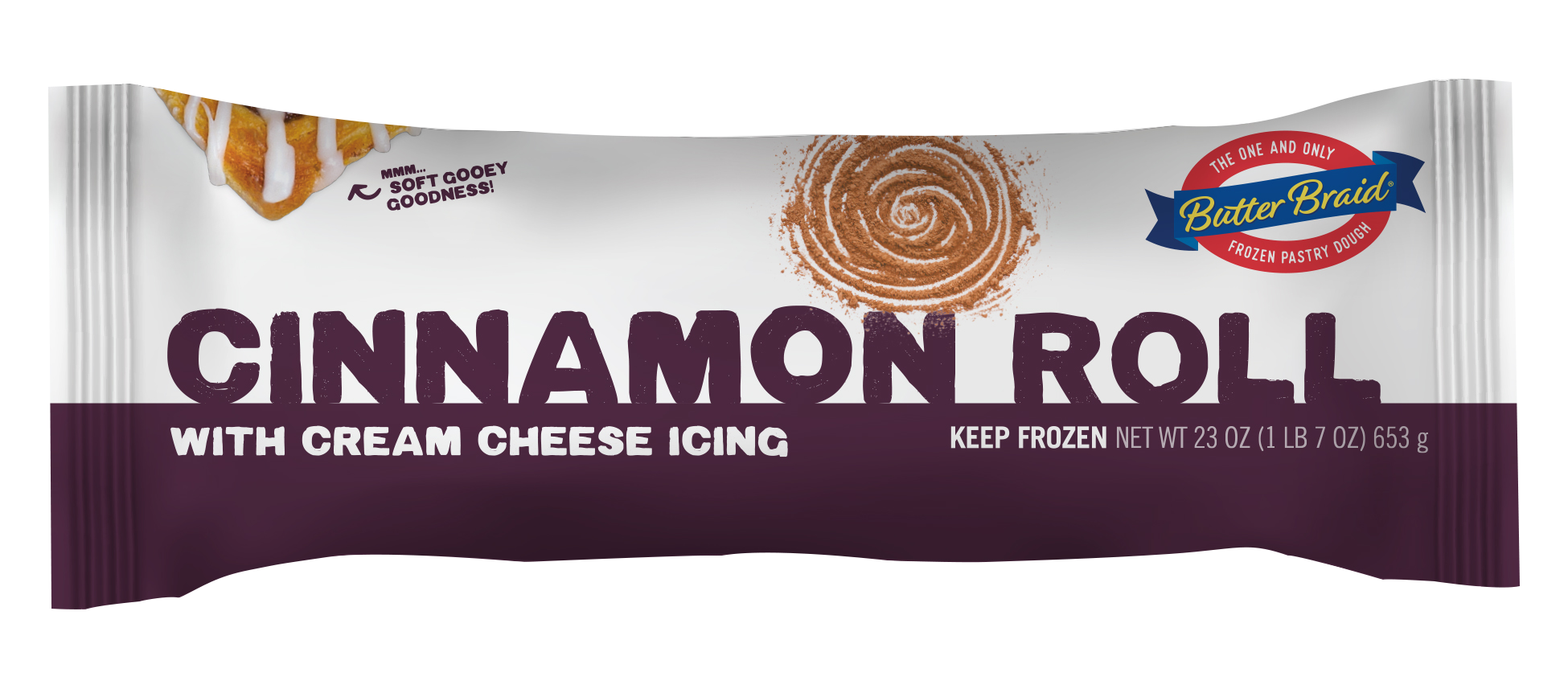 Butter Braid® Cinnamon Pastry Rolls packaging