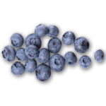 Blueberry & Cream Cheese pastry flavor icon - bunch of blueberries