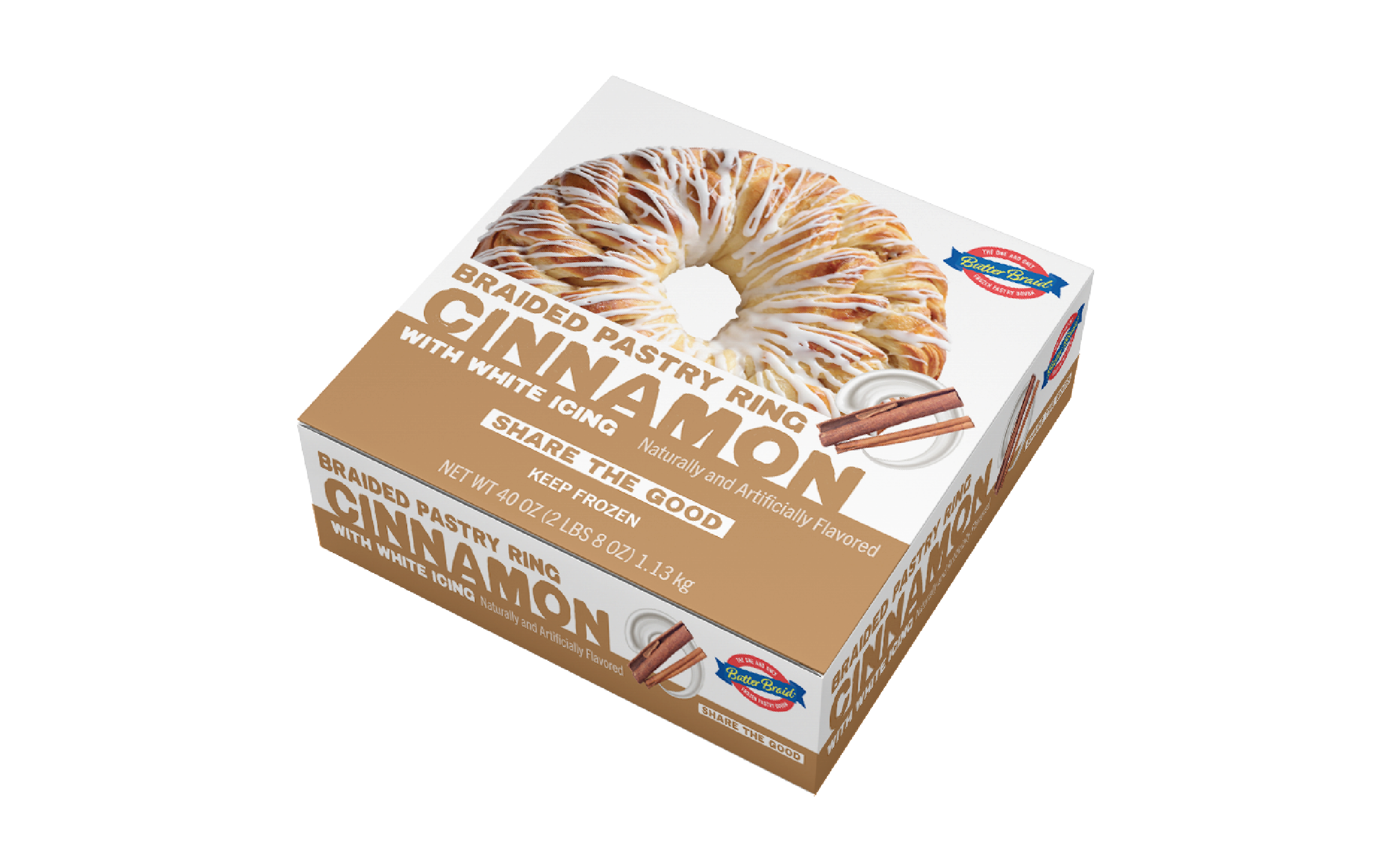 Cinnamon Braided Pastry Ring carton