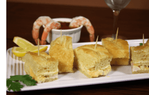Curried Cream Cheese Shrimp Sandwiches