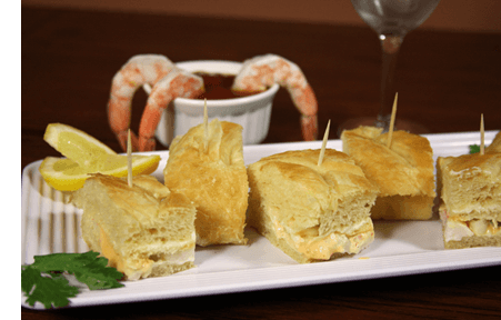 Curried Cream Cheese Shrimp Sandwiches