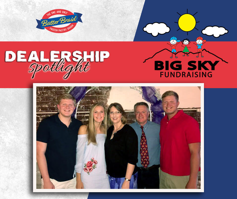 Big Sky Fundraising family - Dealership Spotlight with company logo