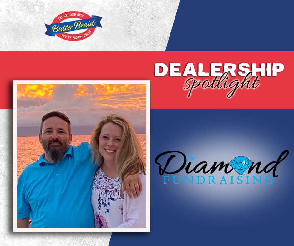 Diamond Fundraising family - Dealership Spotlight with company logo
