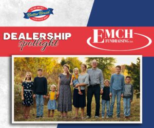 Emch Fundraising family - Dealership Spotlight with company logo