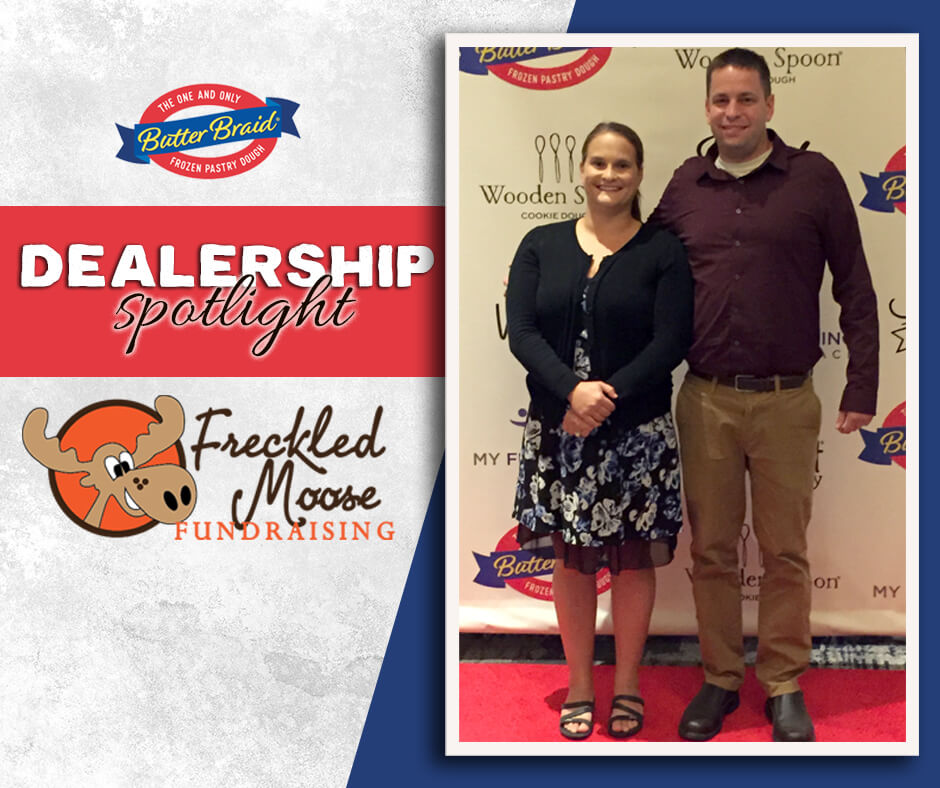 Freckled Moose Fundraising family - Dealership Spotlight with company logo