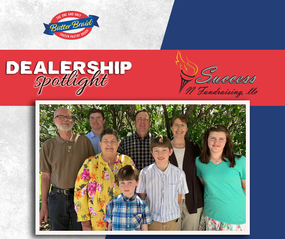 Success N Fundraising family - Dealership Spotlight with company logo