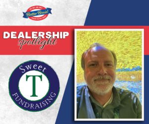Sweet T Fundraising owner - Dealership Spotlight with company logo