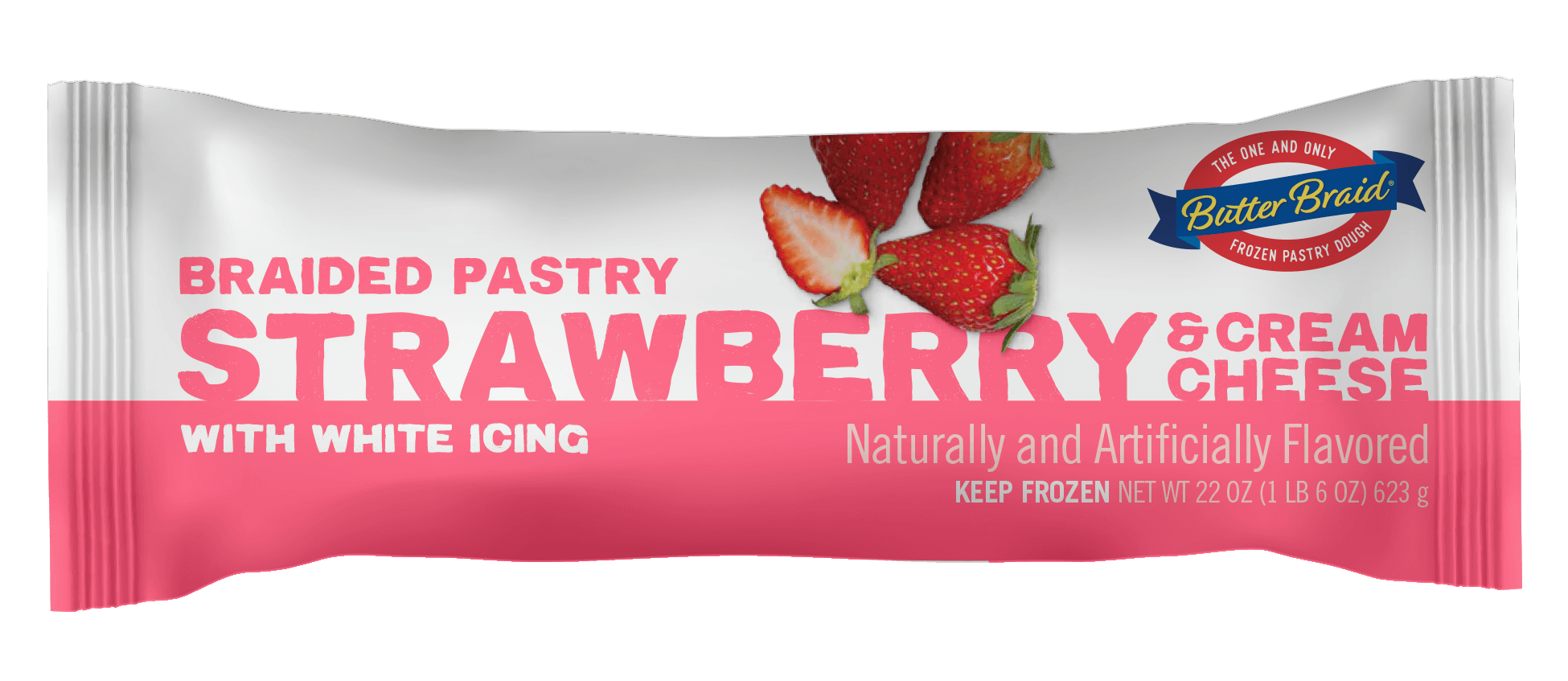 Strawberry & Cream Cheese Pastry packaging