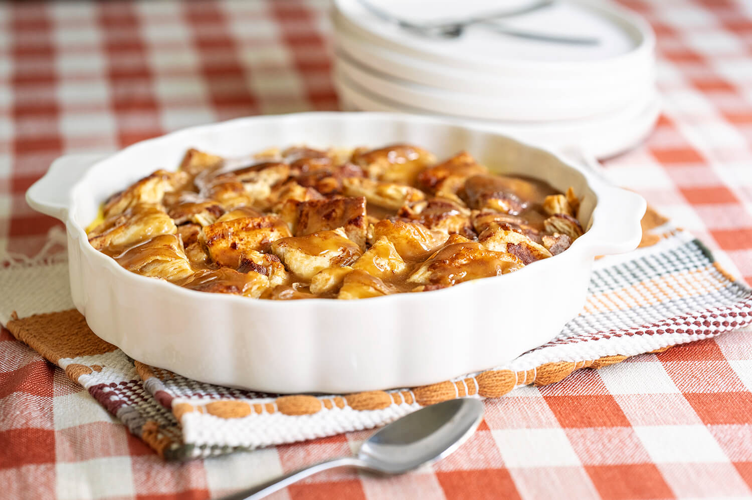 Crème Brulee French Toast with Salted Caramel