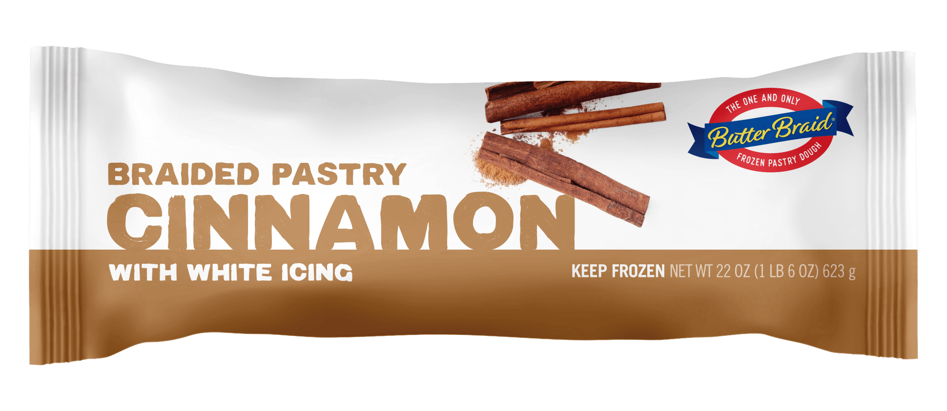 Cinnamon Butter Braid Pastry Packaging